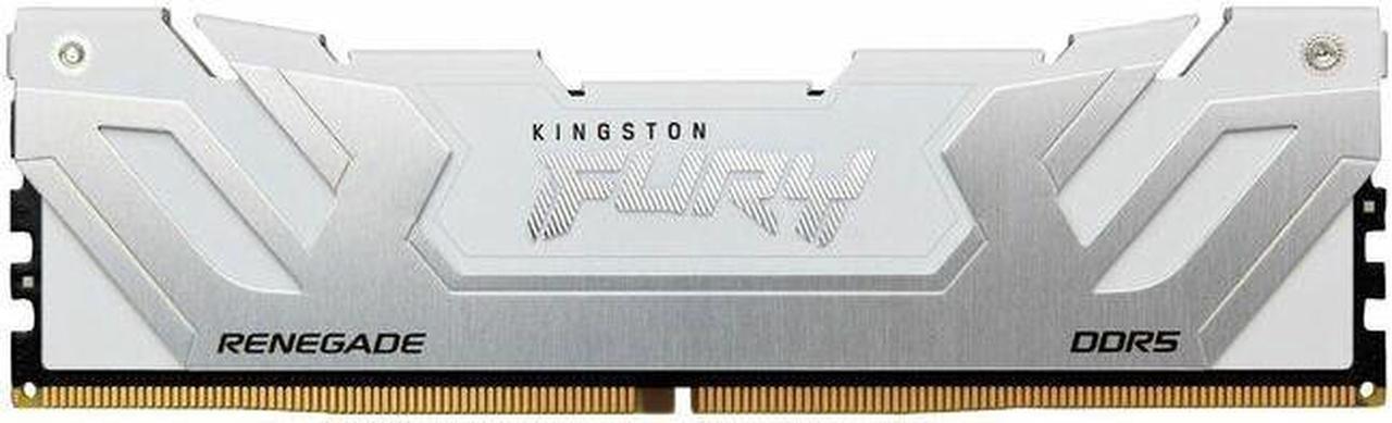 Kingston FURY Renegade RAM Module - 24 GB - DDR5-8400/PC5-67200 DDR5 SDRAM - 8400 MHz Single-rank Memory - CL40 - 1.45 V - On-die ECC - Unbuffered - 288-pin - DIMM - Lifetime Warranty