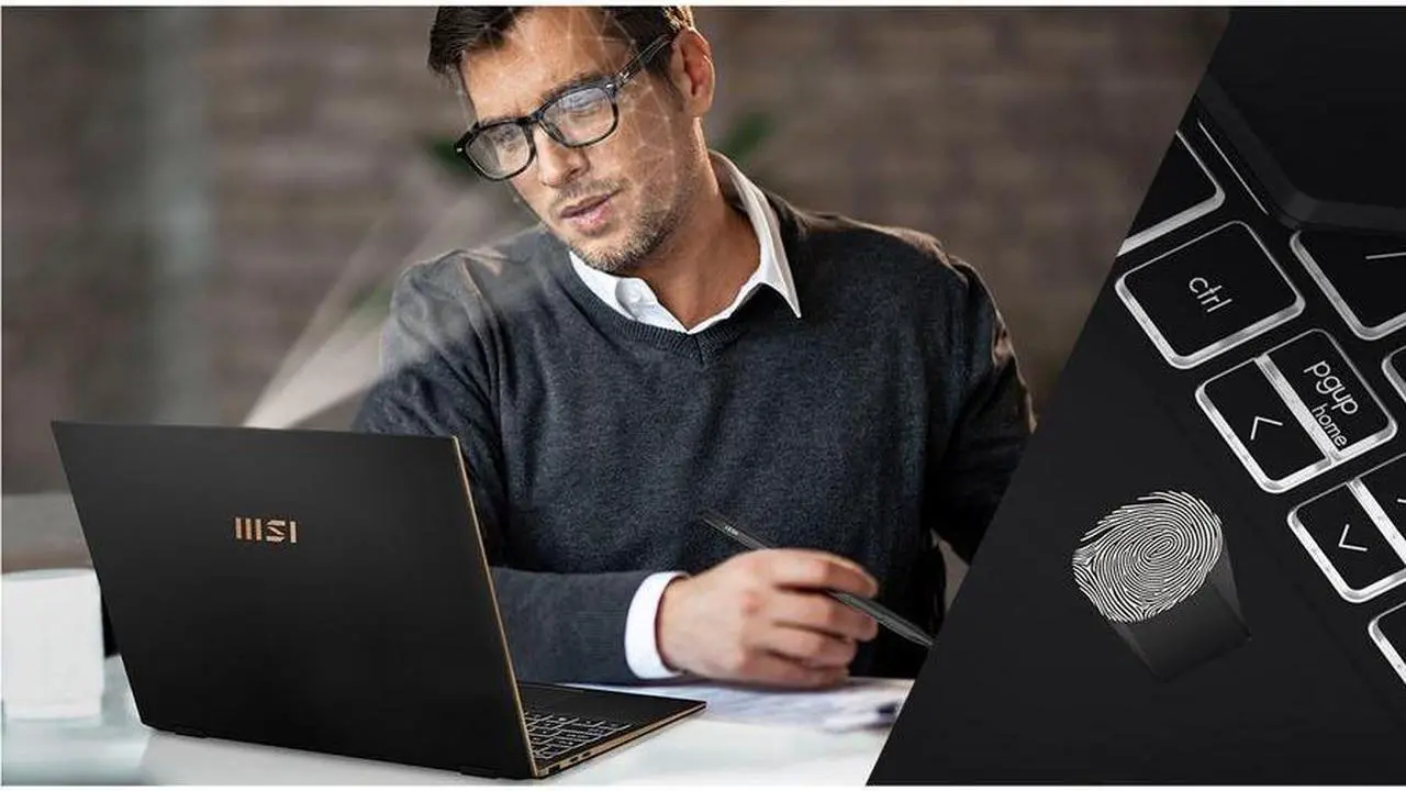Alt view image 17 of 20 - MSI Summit E13 Flip EVO 2-in-1 Convertible Laptop (A13MT-234US) Intel Core i7-1360P, 32GB RAM, 1TB SSD, 13.4-inch FHD 1920x1200 Touch Panel, Win11 Home, Webcam, Backlit KB, MicroSD Reader