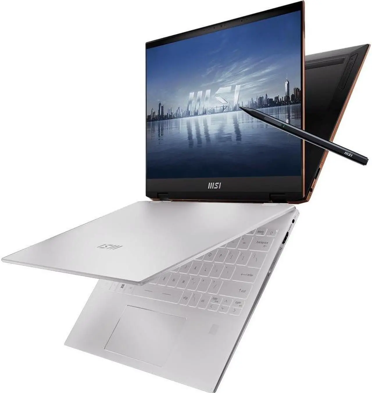 Alt view image 19 of 20 - MSI Summit E13 Flip EVO 2-in-1 Convertible Laptop (A13MT-234US) Intel Core i7-1360P, 32GB RAM, 1TB SSD, 13.4-inch FHD 1920x1200 Touch Panel, Win11 Home, Webcam, Backlit KB, MicroSD Reader