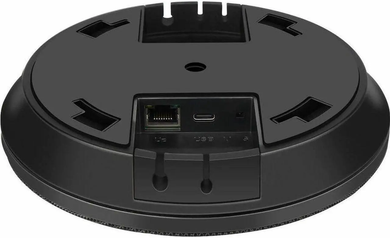 Alt view image 6 of 14 - ROCWARE RM702 Wired Microphone for Voice, Corporate, Conference Room - 50 Hz to 16 kHz - Omni-directional - Desktop, Ceiling Mount - RJ-45, Auxiliary Jack, USB 2.0 Type C