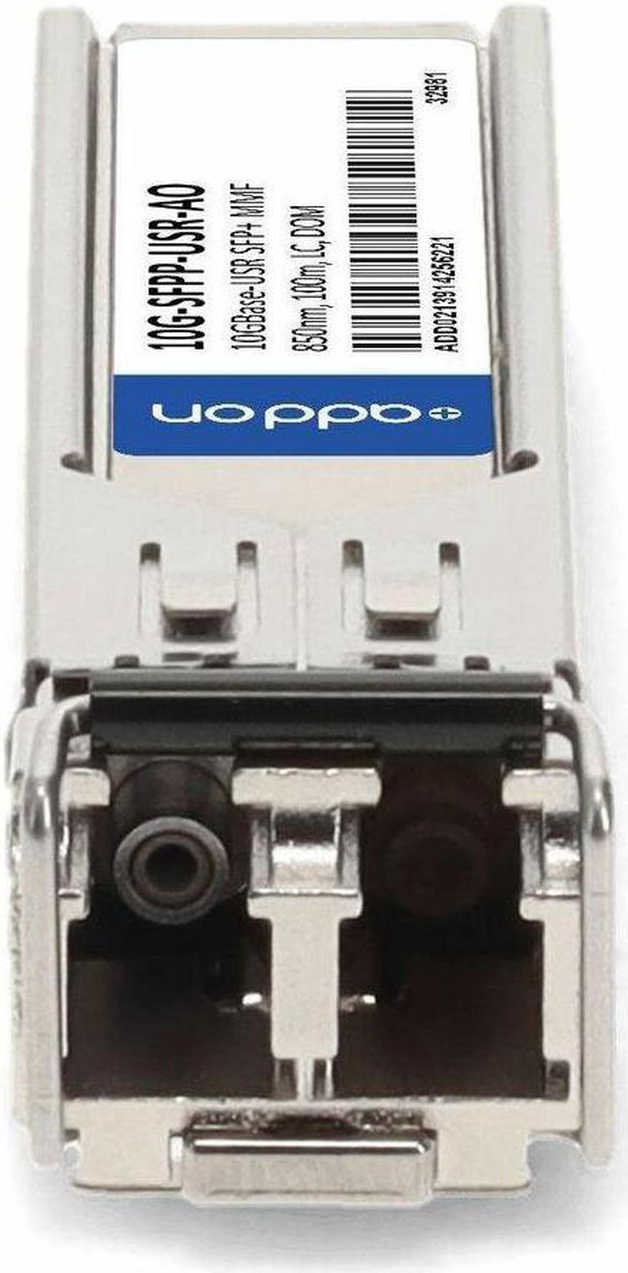 Alt view image 10 of 15 - Brocade (Formerly) 10G-SFPP-USR Compatible TAA Compliant 10GBase-USR SFP+ Transceiver (MMF, 850nm, 100m, LC, DOM)