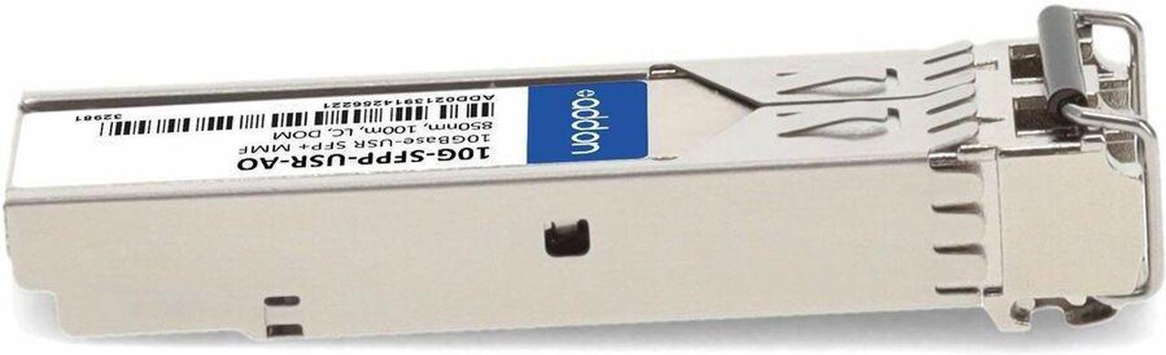 Alt view image 14 of 15 - Brocade (Formerly) 10G-SFPP-USR Compatible TAA Compliant 10GBase-USR SFP+ Transceiver (MMF, 850nm, 100m, LC, DOM)