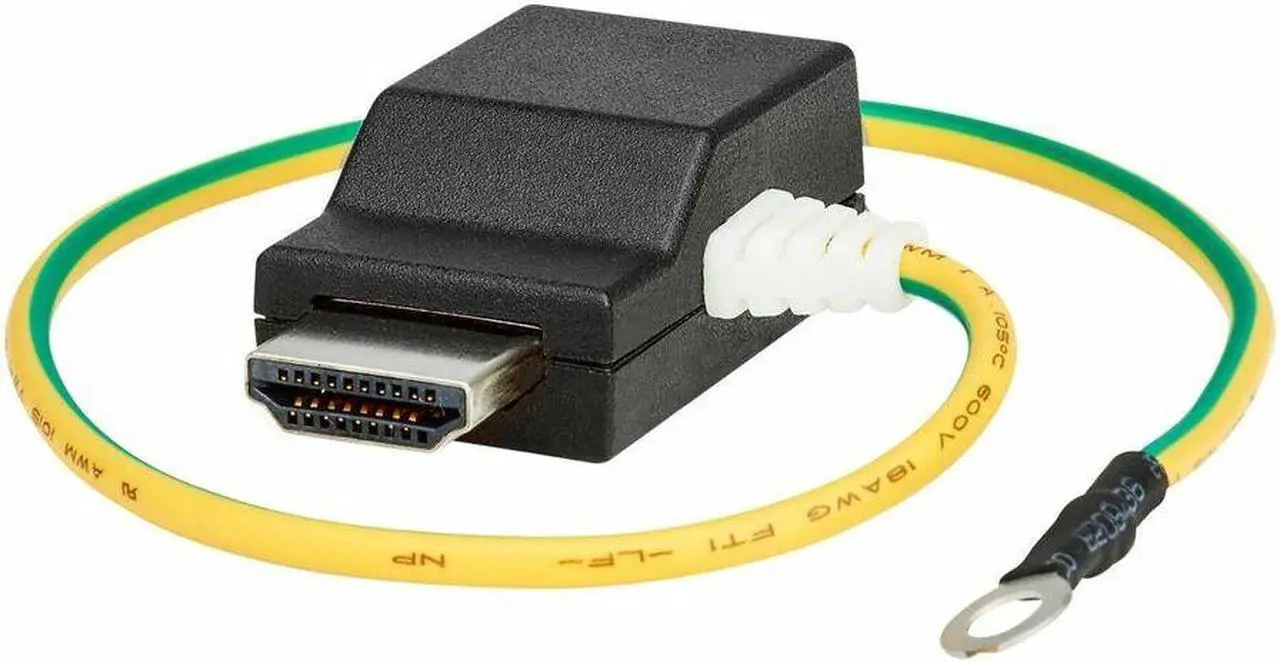 Alt view image 3 of 7 - Eaton Tripp Lite Series In-Line HDMI Surge Protector - 4K 60 Hz, HDCP, IEC Compliant, TAA - Black - 0 J - HDMI - TAA Compliant