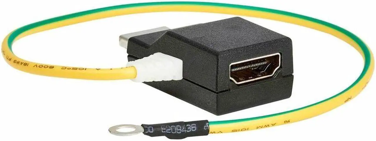 Alt view image 4 of 7 - Eaton Tripp Lite Series In-Line HDMI Surge Protector - 4K 60 Hz, HDCP, IEC Compliant, TAA - Black - 0 J - HDMI - TAA Compliant