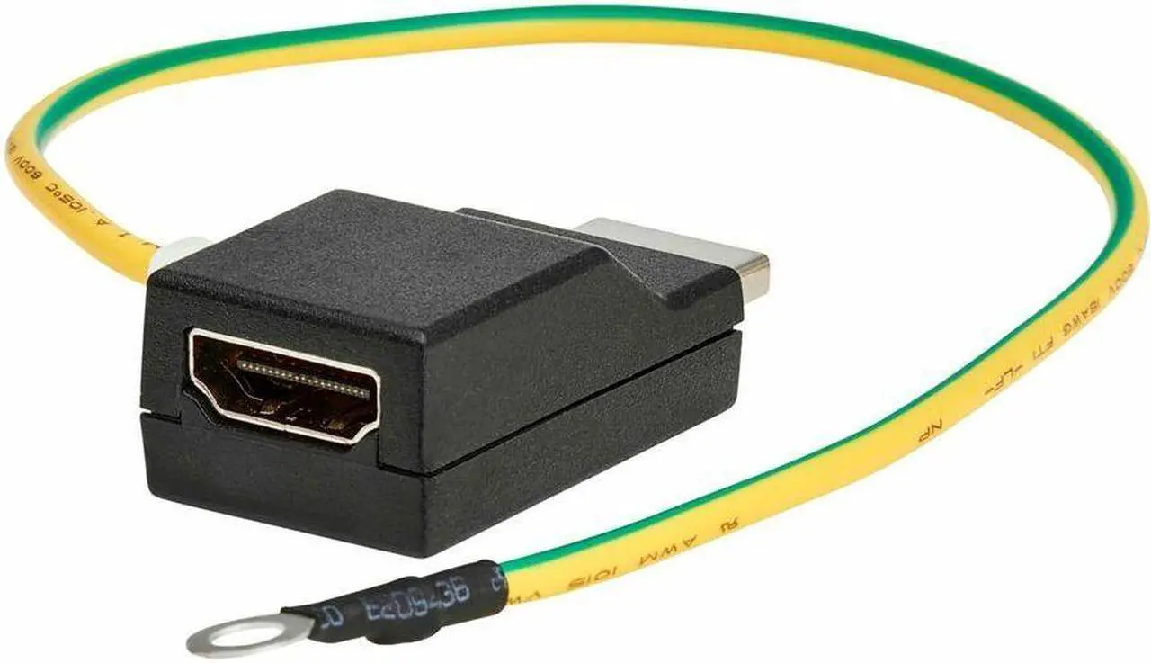 Alt view image 6 of 7 - Eaton Tripp Lite Series In-Line HDMI Surge Protector - 4K 60 Hz, HDCP, IEC Compliant, TAA - Black - 0 J - HDMI - TAA Compliant