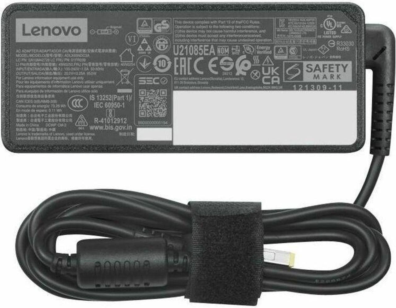 Alt view image 5 of 5 - Lenovo ThinkCentre 65W AC Adapter (Slim Tip)