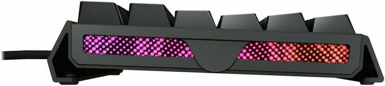 Alt view image 2 of 9 - CHERRY MX 3.1 Wired Gaming Keyboard - Black aluminum housing, MX2A BROWN RGB Switch, Abrasion resistant keys, Detachable braided cable