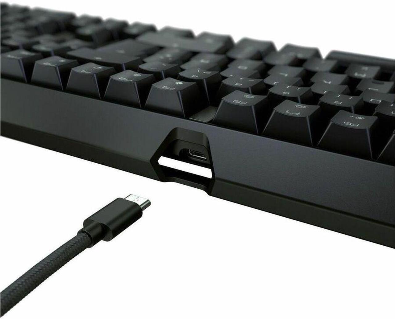 Alt view image 3 of 9 - CHERRY MX 3.1 Wired Gaming Keyboard - Black aluminum housing, MX2A BROWN RGB Switch, Abrasion resistant keys, Detachable braided cable