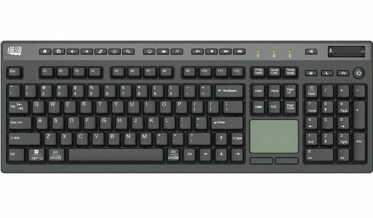 Main image of Adesso Multi-Channel Touchpad Keyboard for Windows/Mac/Android OS
