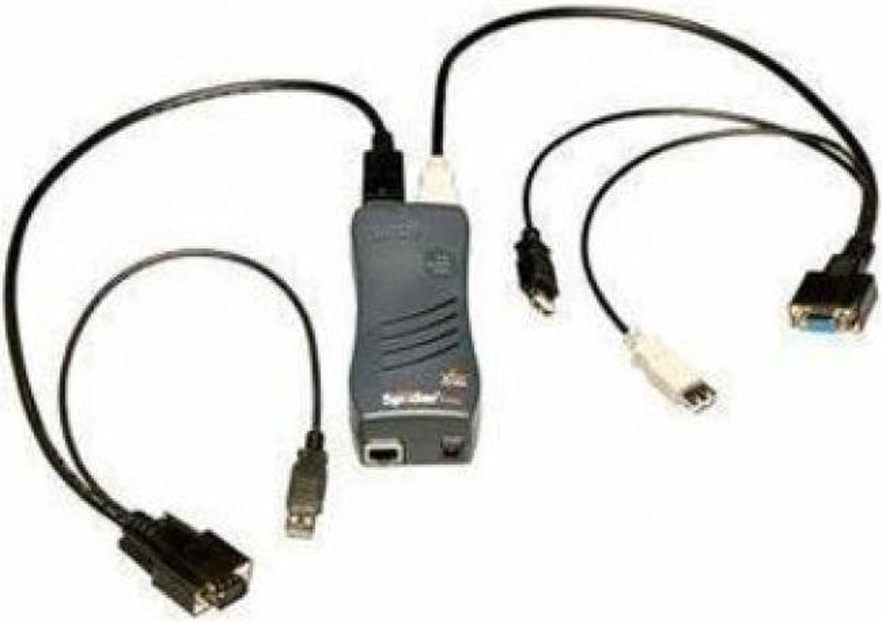 Alt view image 2 of 3 - Lantronix SpiderDuo KVM Switchbox - 1 Computer(s) - 1 Local User(s) - UXGA - 1600 x 1200 - 1 x Network (RJ-45) - 1 x USB1 x VGA