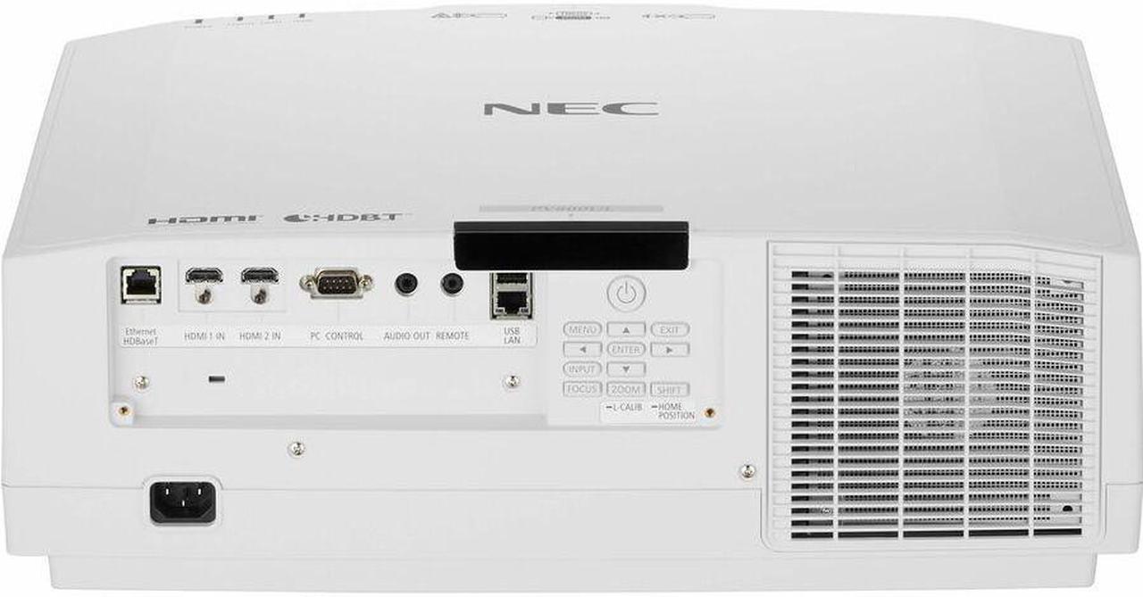 Alt view image 5 of 7 - NEC Display PV800UL-W1-41ZL Ultra Short Throw LCD Projector - 16:10 - Ceiling Mountable, Floor Mountable - High Dynamic Range (HDR) - 1920 x 1200 - Front, Ceiling, Rear, Rear Ceiling, Front Ceiling -
