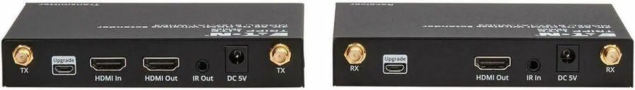 Alt view image 2 of 15 - Eaton Tripp Lite Series HDMI over Wireless Extender Kit w IR, 4K 60 Hz, Wireless HDMI, Switchable Channel, Up to 164 ft. (50 m) - 164.04 ft Range - 1 x HDMI In - 2 x HDMI Out - 1 - 1 - 1080p, 720p - 4