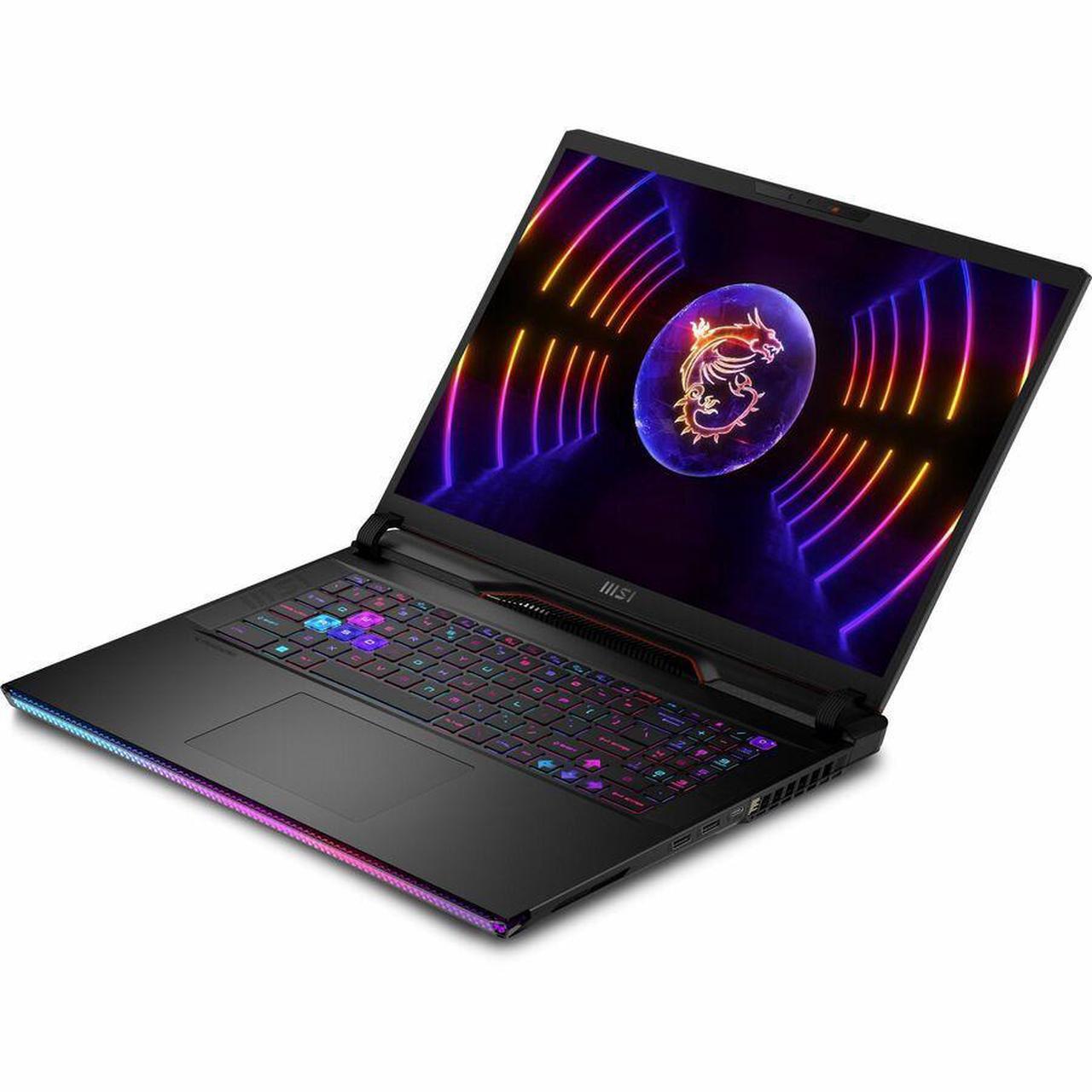 Alt view image 5 of 9 - MSI Raider GE78 HX 17" 240Hz Gaming Laptop, Intel Core i7-14700HX, RTX 4070, 16GB, 1TB + 512GB SSD -Win 11PRO - Powered by Intel's latest 14th generation core i9 and Nvidia RTX4070 graphics