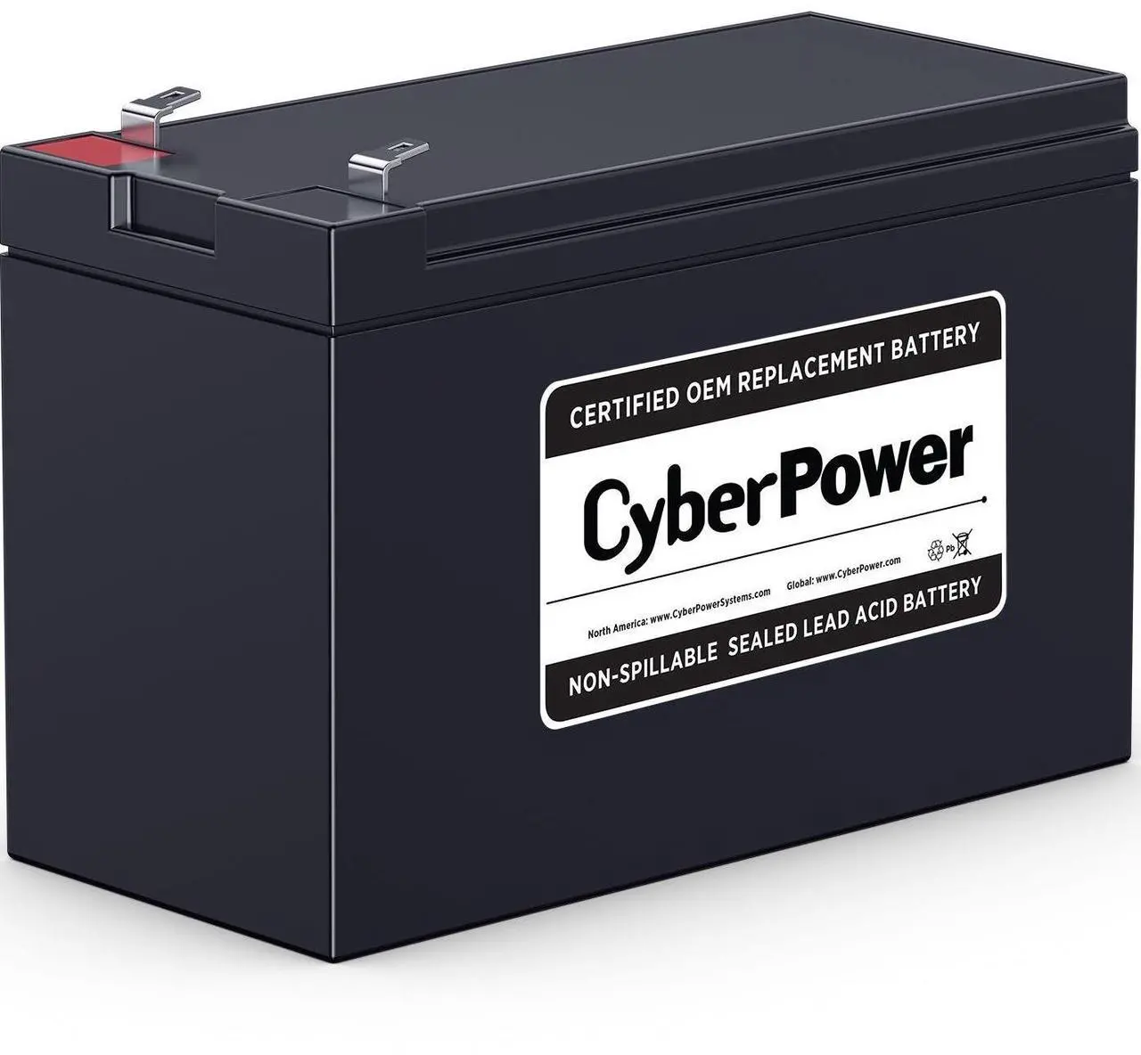 Alt view image 11 of 12 - CYBERPOWER RB1270B Crtrdg12V 7AH UPSBtry CP600LCD