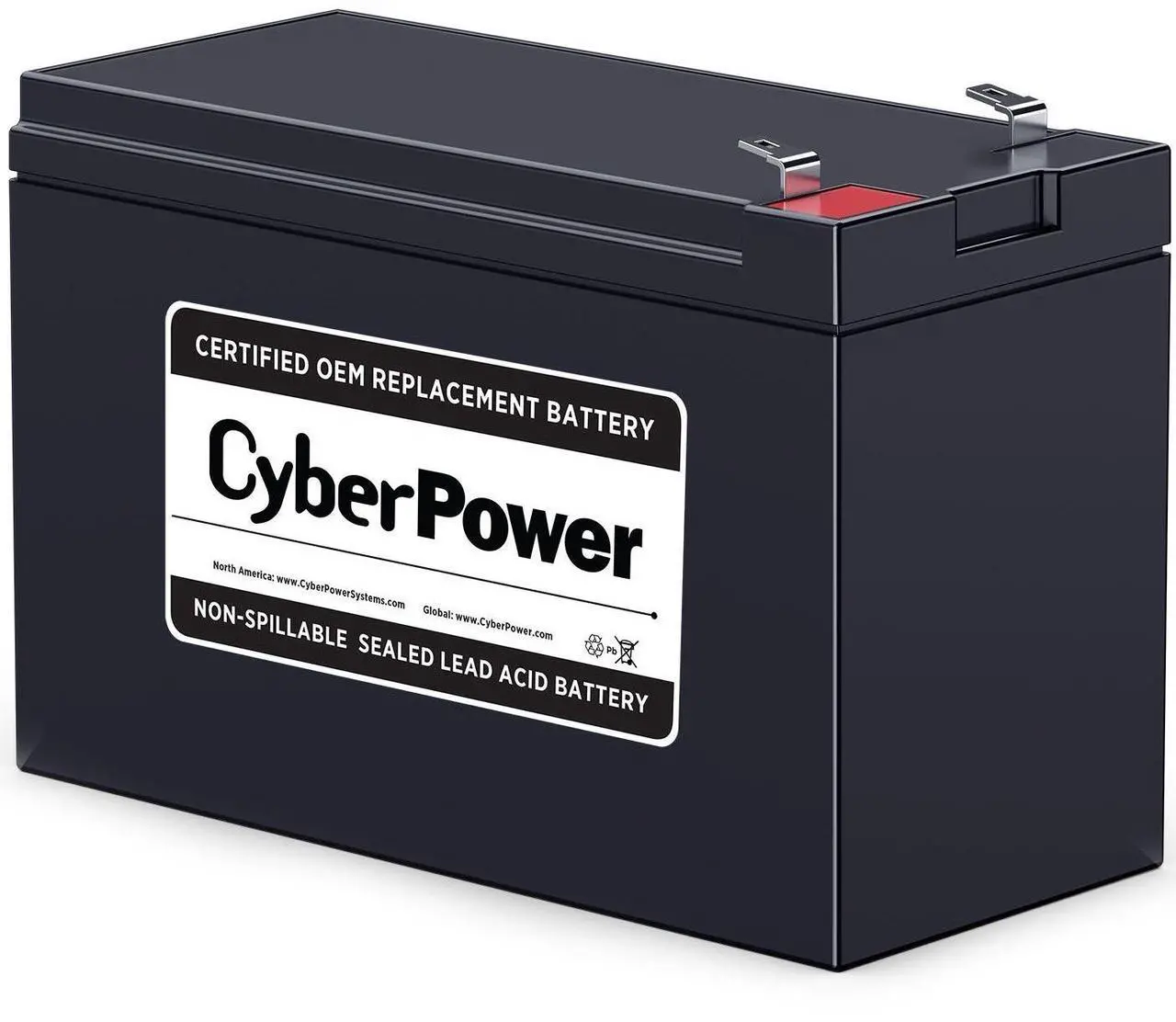Alt view image 12 of 12 - CYBERPOWER RB1270B Crtrdg12V 7AH UPSBtry CP600LCD