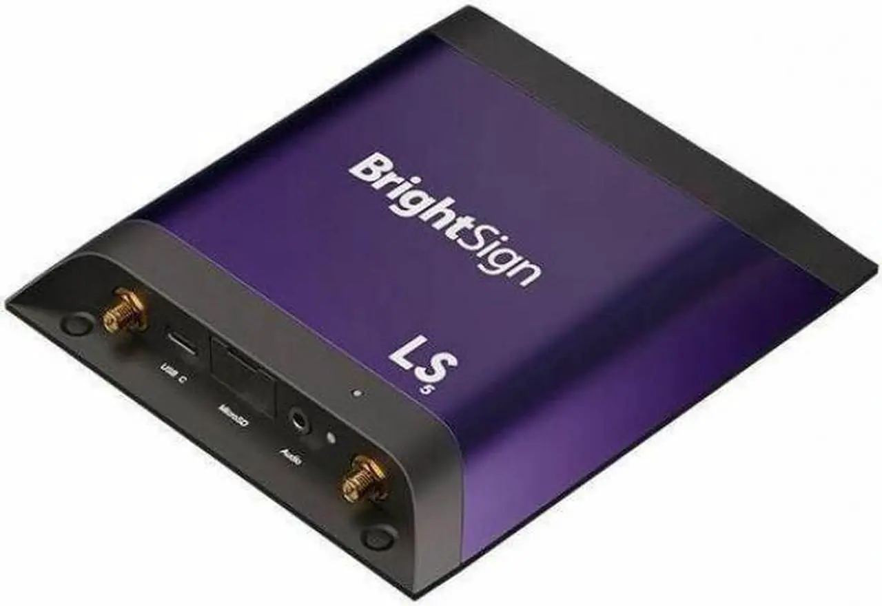 Alt view image 3 of 10 - BrightSign LS425 Digital Signage Appliance - 1080p - HDMI - USBEthernet - BrightSign OS