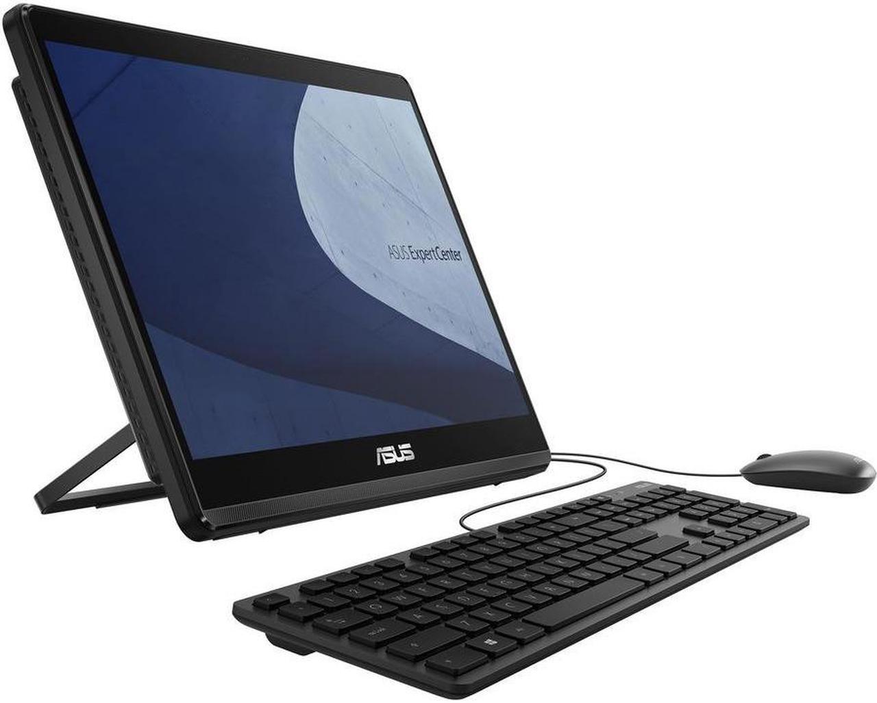 Alt view image 10 of 13 - ASUS ExpertCenter E1 AiO E1600WKAT XH001T - All-in-one Celeron N4500 / up to 2.8 GHz - RAM 4 GB - SSD 128 GB - NVMe - UHD Graphics - Gigabit Ethernet - Win 11 Pro - monitor: LED 15.6" 1920 x 1080 (Ful