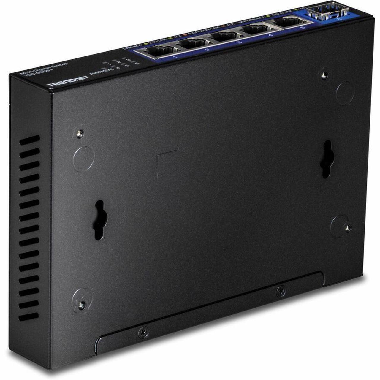Alt view image 13 of 15 - TRENDnet TEG-S5061,6-Port Unmanaged 2.5G Switch with 10G SFP+ Port