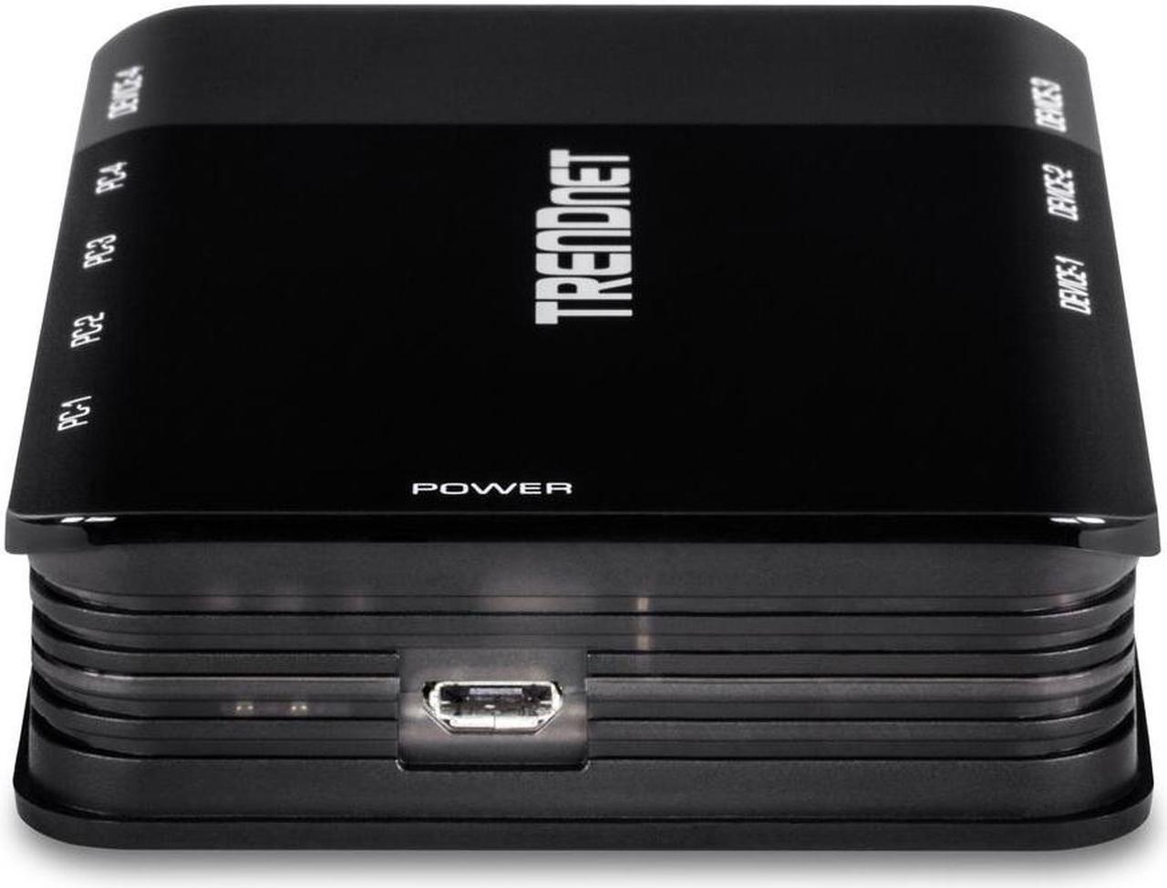 Alt view image 12 of 20 - TRENDnet TK-U404  4 Computer 4-Port USB 3.1 Sharing Switch