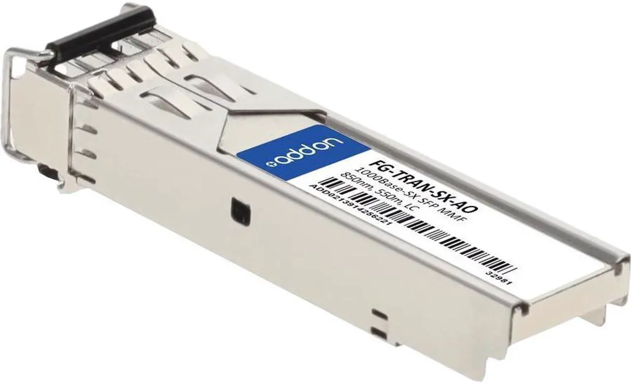 Alt view image 13 of 16 - AddOn Fortinet FG-TRAN-SX Compatible TAA Compliant 1000Base-SX SFP Transceiver (MMF, 850nm, 550m, LC)