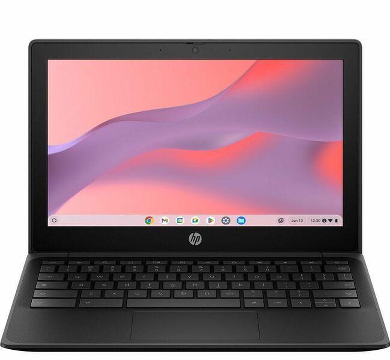 Main image of HP Fortis G1m 11.6" Rugged Clamshell Chromebook - HD - Octa-core (ARM Cortex A76 + Cortex A55) - 4 GB - 32 GB Flash Memory - Jet Black - MediaTek Kompanio 520 Chip - 1366 x 768 - ChromeOS - ARM M