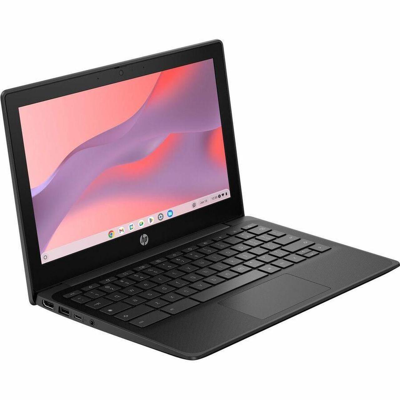 Alt view image 2 of 8 - HP Fortis G1m 11.6" Rugged Clamshell Chromebook - HD - Octa-core (ARM Cortex A76 + Cortex A55) - 4 GB - 32 GB Flash Memory - Jet Black - MediaTek Kompanio 520 Chip - 1366 x 768 - ChromeOS - ARM M