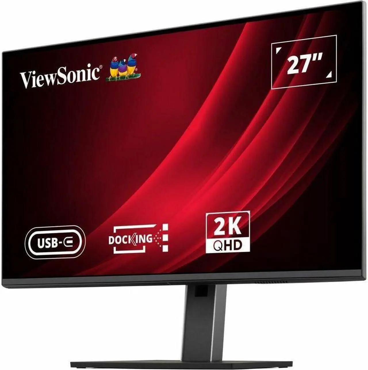 Alt view image 13 of 15 - ViewSonic VG2758-2K 27 Inch 1440p IPS Docking Monitor with Advanced Ergonomics, 100W USB C, 5-port USB Hub, HDMI, DisplayPort, and Daisy Chain for Home and Office
