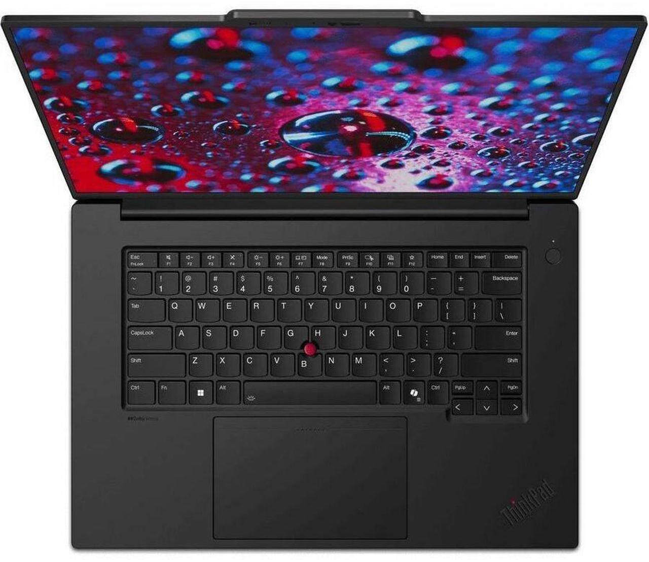 Alt view image 5 of 7 - Lenovo ThinkPad P1 Gen 7 21KV0005US 16" Touchscreen Notebook - WQUXGA - Intel Core Ultra 9 185H - vPro Technology - Intel Evo Platform - 64 GB - 2 TB SSD - English Keyboard - Black - Intel Chip -