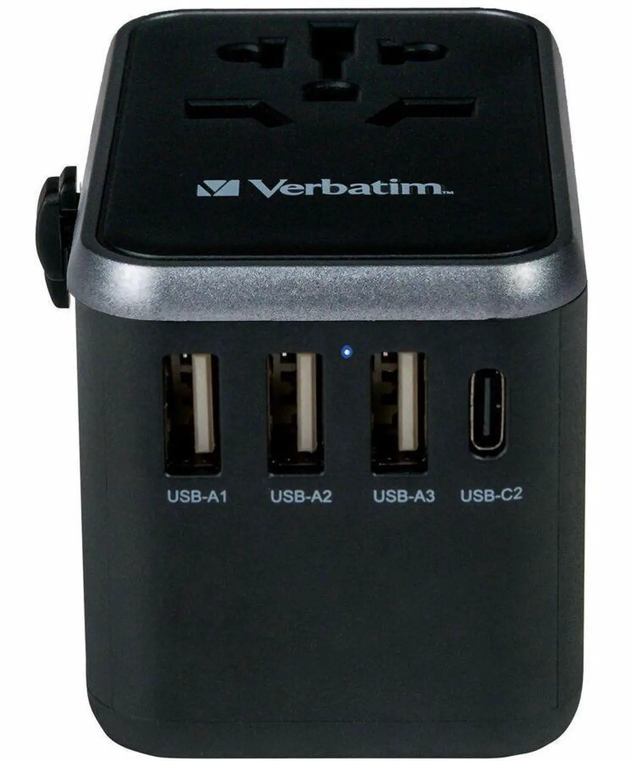 Alt view image 6 of 8 - Verbatim UTA-04 Universal Travel Adapter 61W - USB -C, USB-A - 61 W - 120 V AC, 230 V AC Input - 1