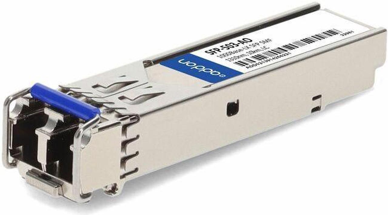 Alt view image 5 of 13 - AddOn Gigamon Systems SFP-503 Compatible TAA Compliant 1000Base-LX SFP Transceiver (SMF, 1310nm, 10km, LC)