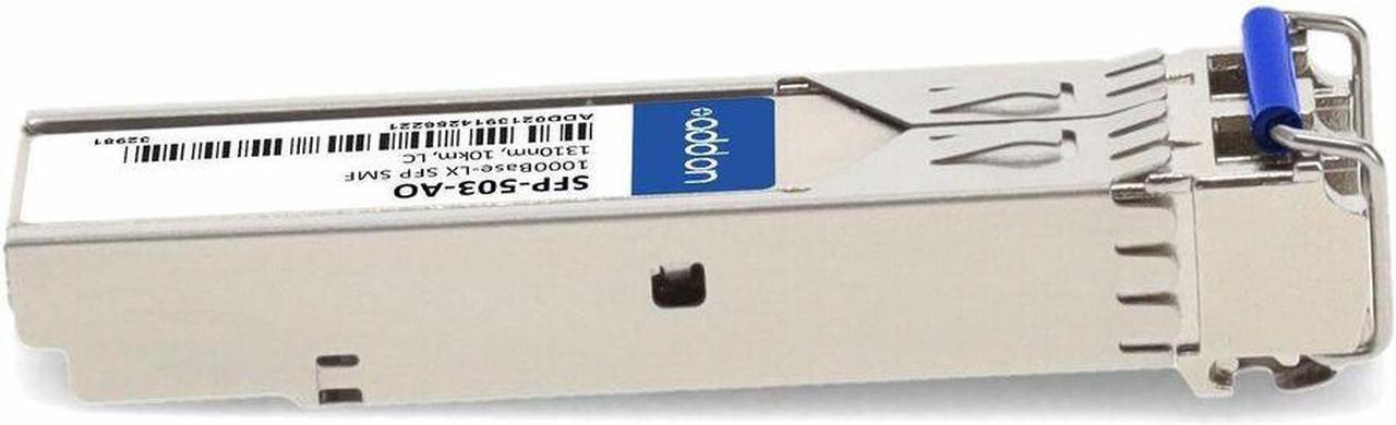Alt view image 10 of 13 - AddOn Gigamon Systems SFP-503 Compatible TAA Compliant 1000Base-LX SFP Transceiver (SMF, 1310nm, 10km, LC)