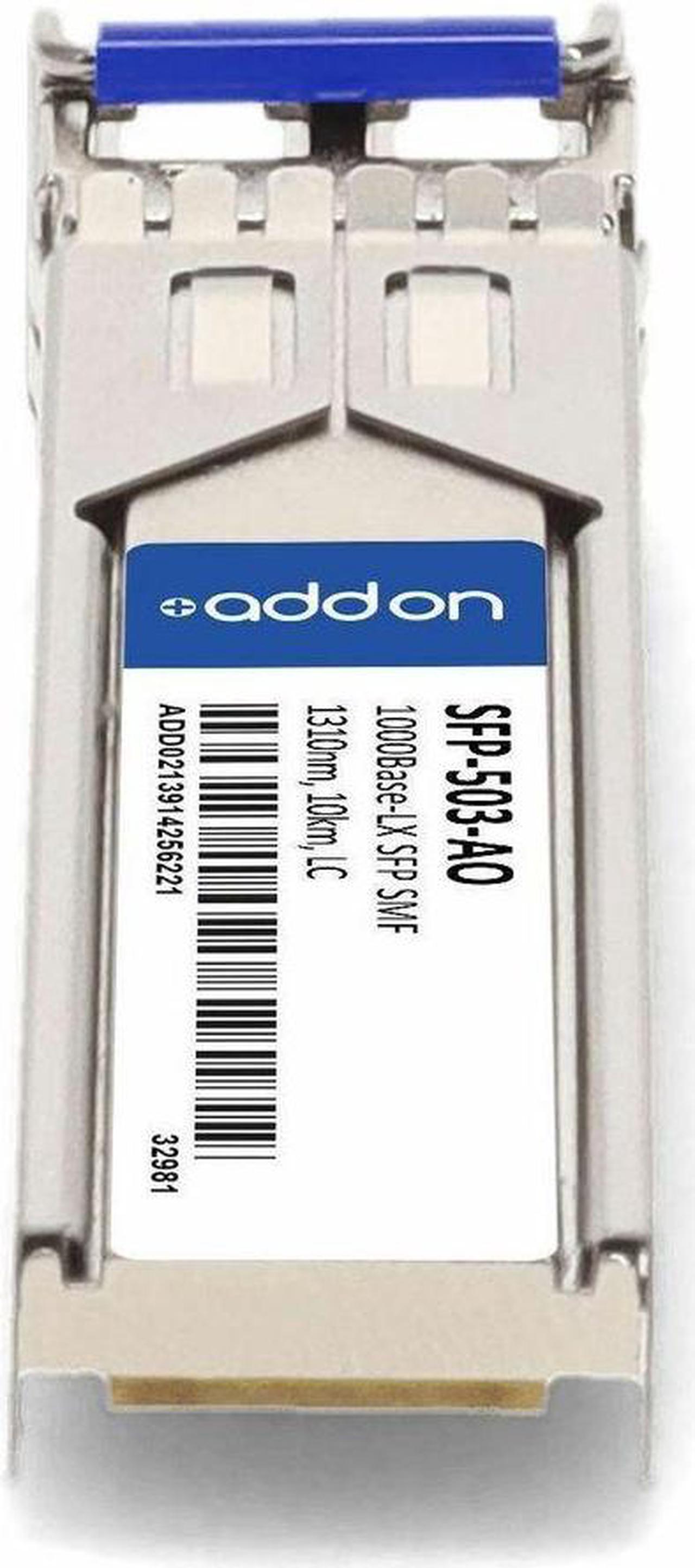 Alt view image 11 of 13 - AddOn Gigamon Systems SFP-503 Compatible TAA Compliant 1000Base-LX SFP Transceiver (SMF, 1310nm, 10km, LC)