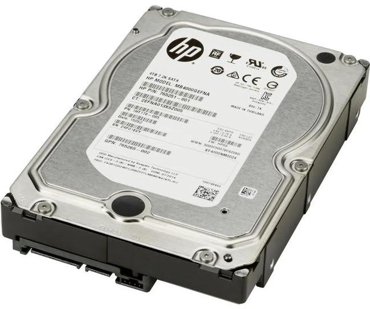 Alt view image 5 of 12 - HP K4T76AA 4TB 7200 RPM SATA 6.0Gb/s 3.5" Hard Drive