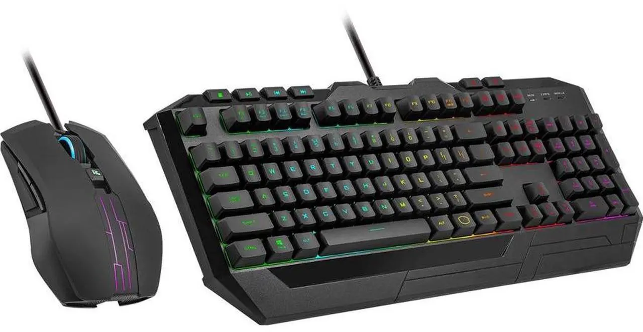 Alt view image 6 of 9 - Cooler Master Devastator 3 RGB Gaming Combo - USB 1.1 Type A Membrane Cable Keyboard - Black - USB 2.0 Cable Mouse - Optical - 4800 dpi - Symmetrical - Compatible with PC