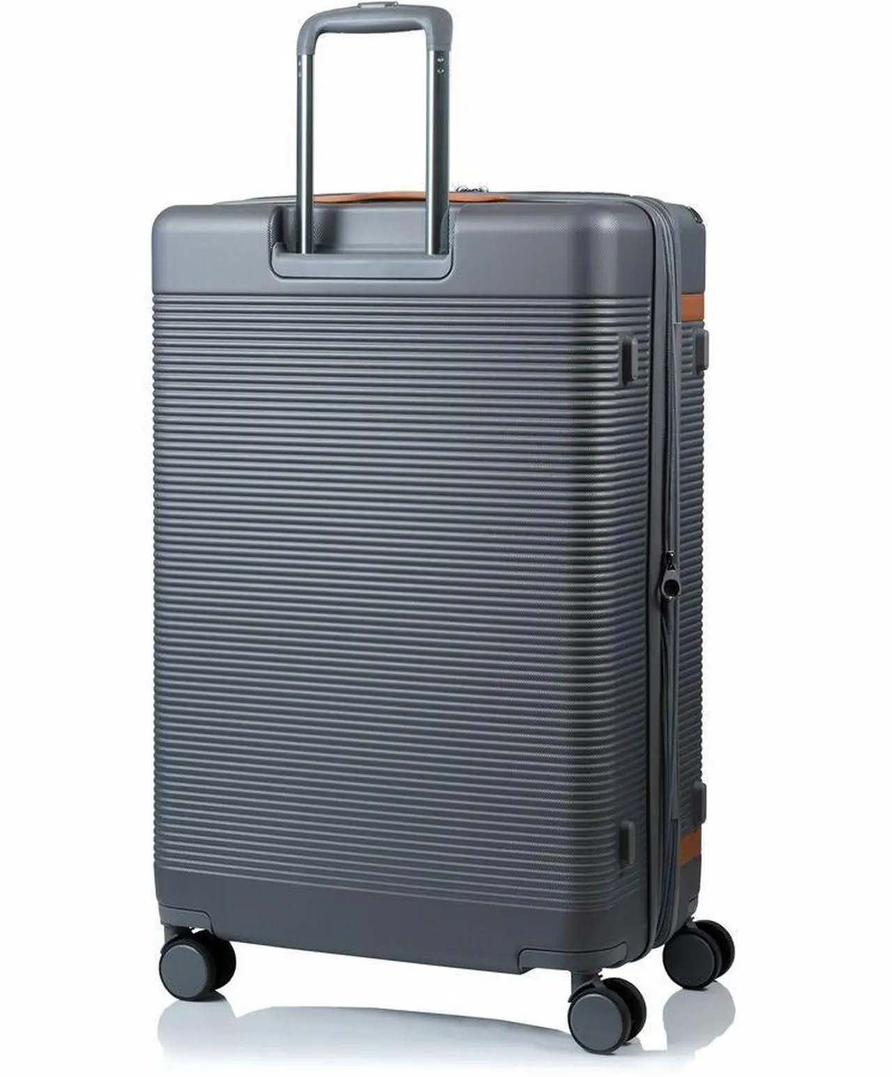 Alt view image 6 of 15 - CHAMPS Vintage III Collection 3-piece Hardside Luggage set Grey S1033GREY