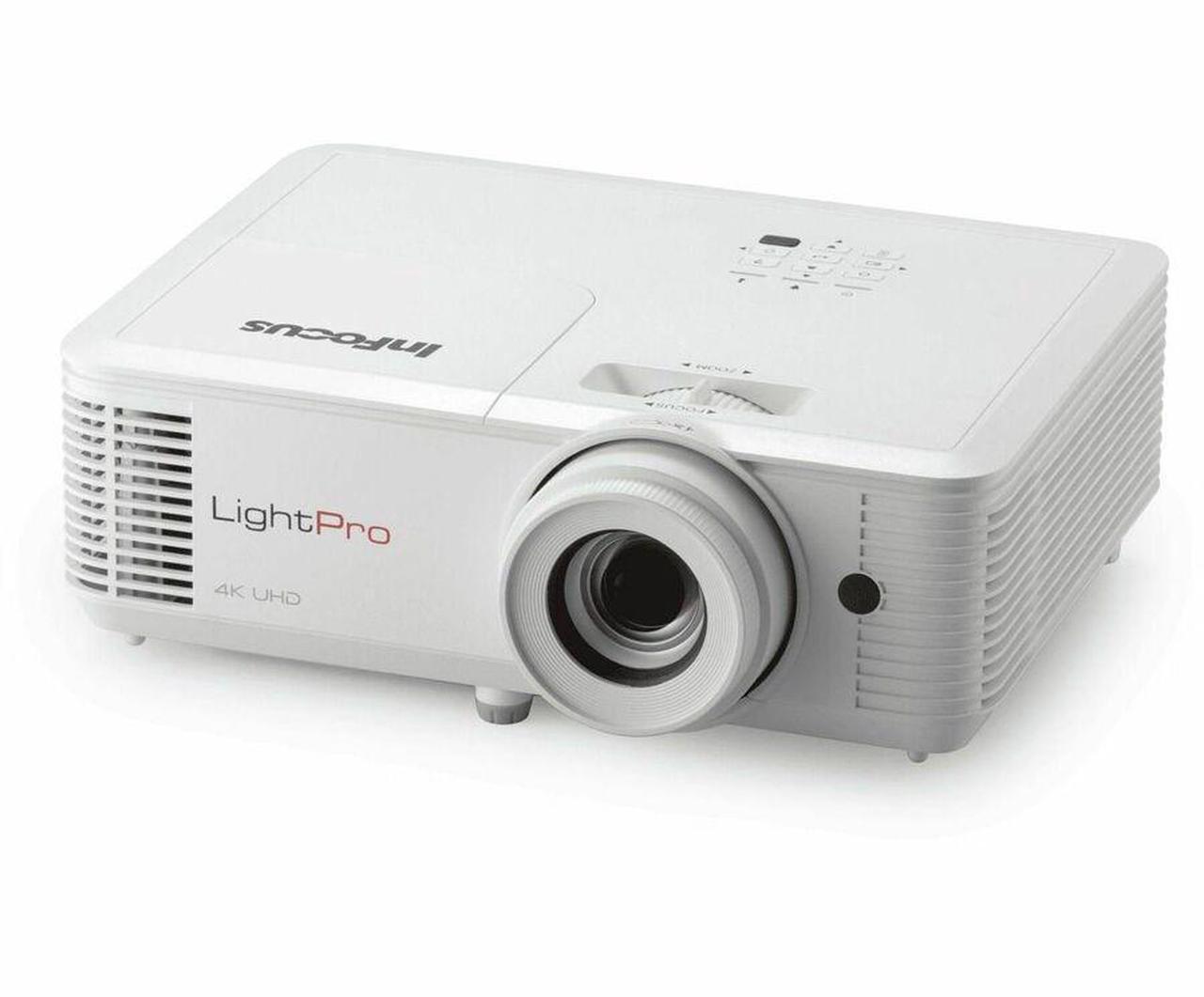 Alt view image 3 of 7 - InFocus LightPro IN0061SL 3D Standard Throw DLP Projector - 16:9 - High Dynamic Range (HDR) - 3840 x 2160 - Front - 2160p - 15000 Hour Normal Mode - 4K UHD - 10,000,000:1 - 4000 lm - HDMI - USB - Clas
