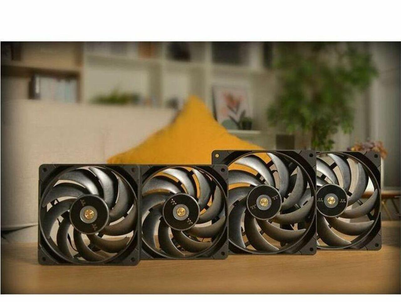 Alt view image 7 of 12 - Thermaltake TOUGHFAN 14 Pro High Static Pressure PC Cooling Fan, PWM controlled 500~2000 rpm, Air Flow 119.6 CFM, Gen.2 Hydraulic Bearing 140mm Case/Radiator Fan (1 Pack) CL-F140-PL14BL-A