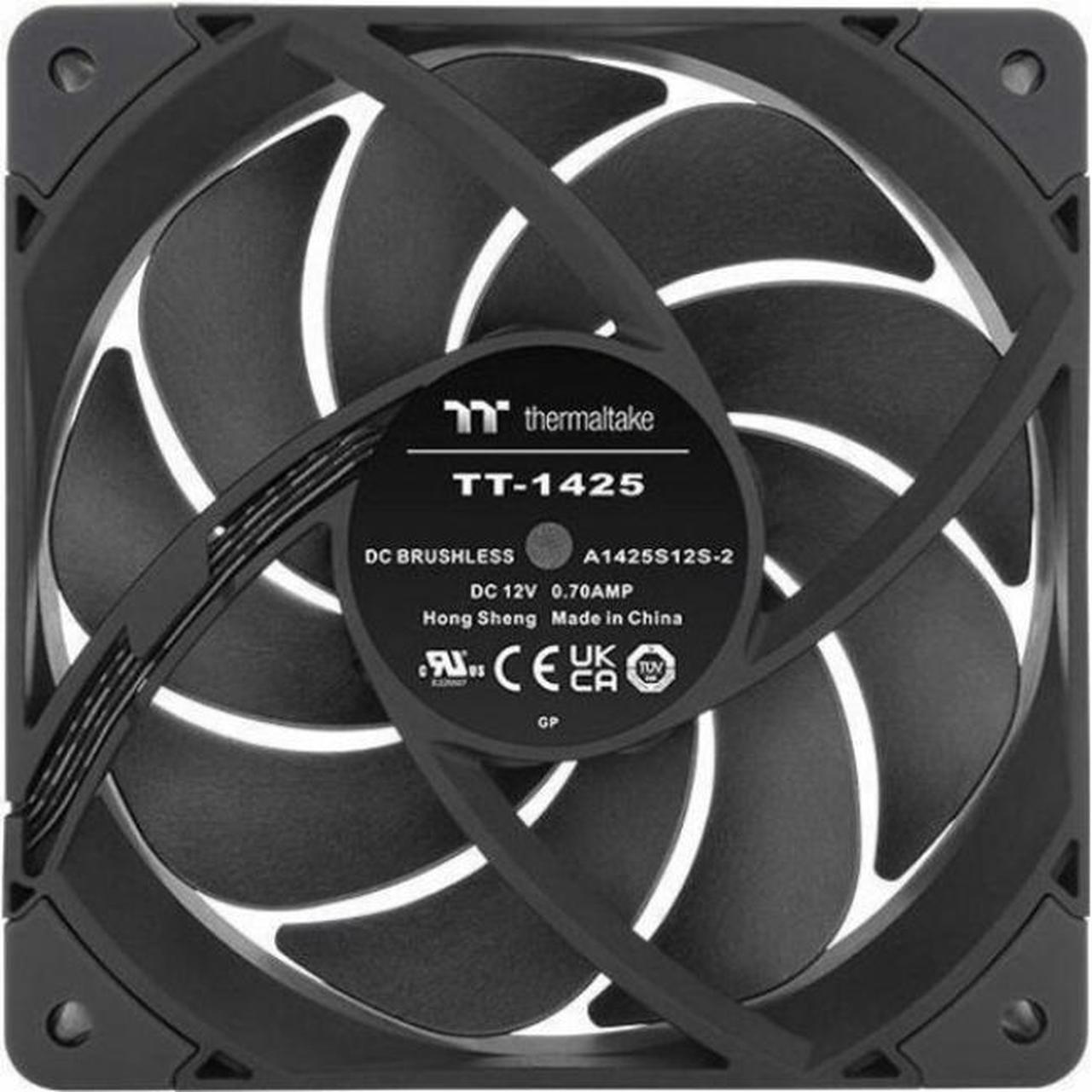 Alt view image 10 of 12 - Thermaltake TOUGHFAN 14 Pro High Static Pressure PC Cooling Fan, PWM controlled 500~2000 rpm, Air Flow 119.6 CFM, Gen.2 Hydraulic Bearing 140mm Case/Radiator Fan (1 Pack) CL-F140-PL14BL-A