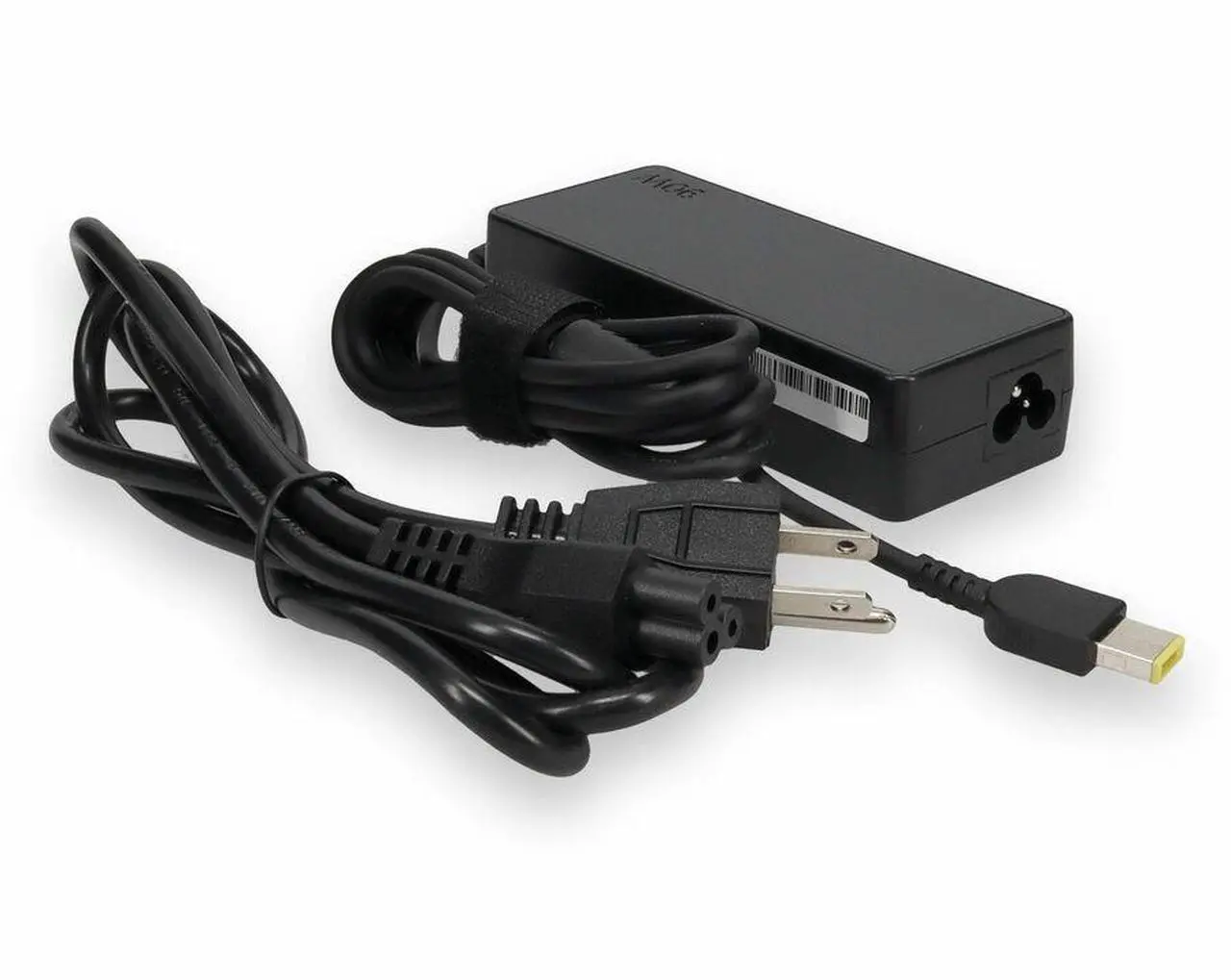 Alt view image 7 of 12 - Lenovo 0B46994 Compatible 90W 20V at 4.5A Black Slim Tip Laptop Power Adapter and Cable - 100% and
