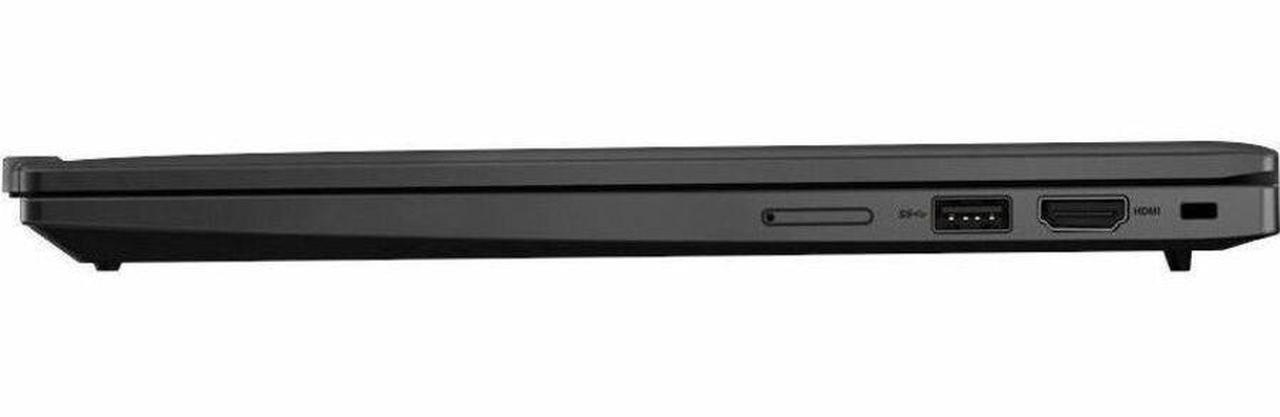 Alt view image 2 of 8 - Lenovo ThinkPad X13 Gen 5 21LU004BUS 13.3" Notebook - WUXGA - Intel Core Ultra 7 155U - Intel Evo Platform - 32 GB - 512 GB SSD - English Keyboard - Black - Intel Chip - 1920 x 1200 - Windows 11