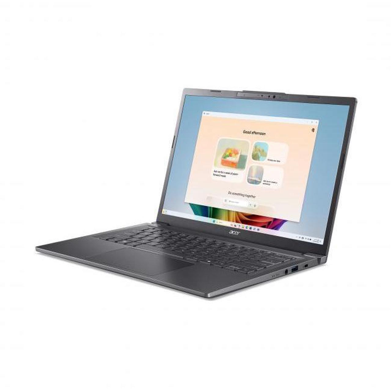 Alt view image 2 of 7 - Acer Aspire 14" WUXGA Touchscreen AI Copilot+ PC Ultra 5-226V 16GB 512GB SSD Steel Gray