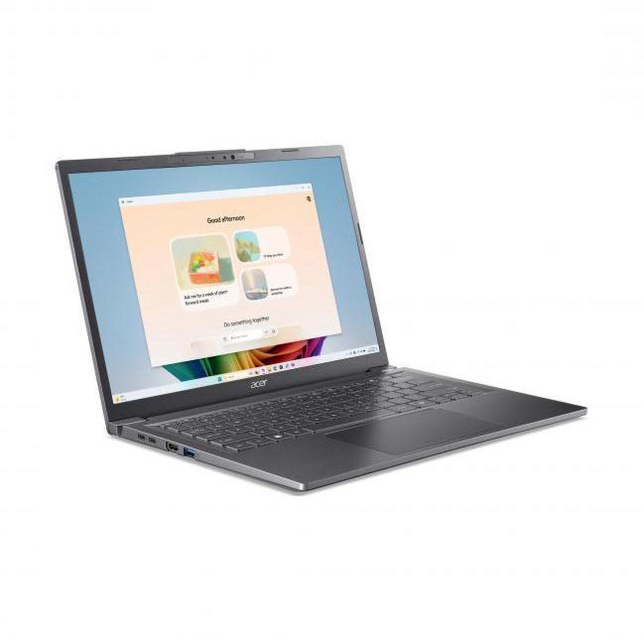 Alt view image 3 of 7 - Acer Aspire 14" WUXGA Touchscreen AI Copilot+ PC Ultra 5-226V 16GB 512GB SSD Steel Gray