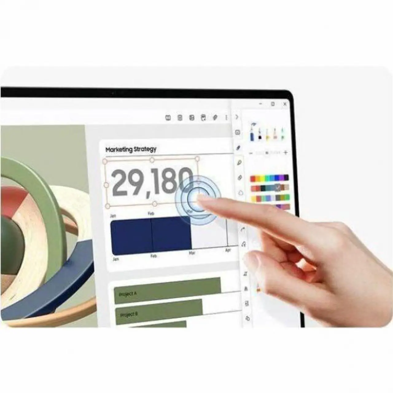 Alt view image 2 of 7 - Samsung Galaxy Book5 Pro NP964XHA-KG1US 16" Touchscreen Copilot+ PC Notebook - 3K - Intel Core Ultra 7 256V - Intel Evo Platform - 16 GB - 512 GB SSD - Gray - Intel Chip - 2880 x 1800 - Intel Arc