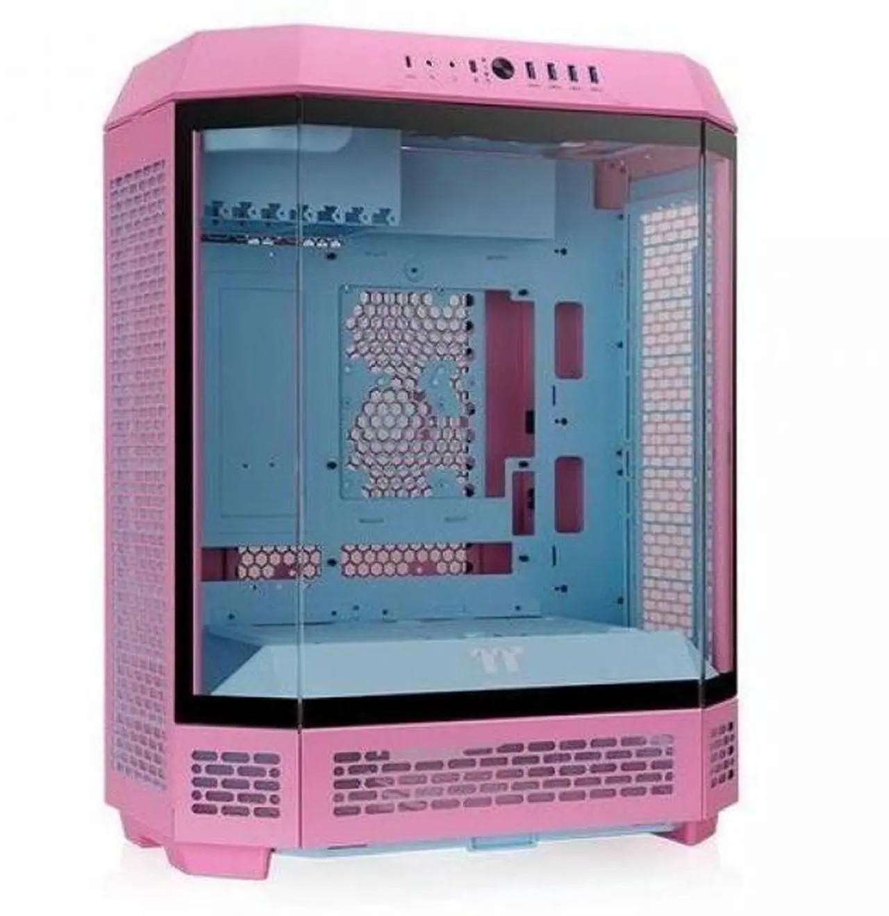 Alt view image 8 of 15 - Thermaltake The Tower 600 Bubble Pink Mid Tower Chassis CA1Z100MAWN00