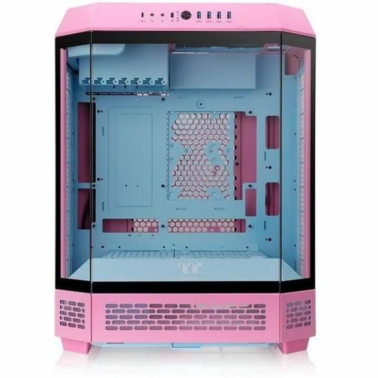 Alt view image 12 of 15 - Thermaltake The Tower 600 Bubble Pink Mid Tower Chassis CA1Z100MAWN00