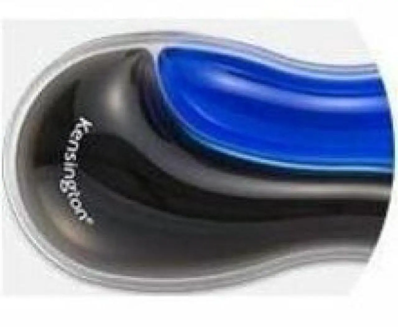 Alt view image 5 of 8 - Kensington Slim Duo Gel Mouse/Trackball Wrist Rest - 0.87" x 7.56" x 2.83" Dimension - Black, Blue - Gel - Strain Resistant - Mouse - Retail - 1