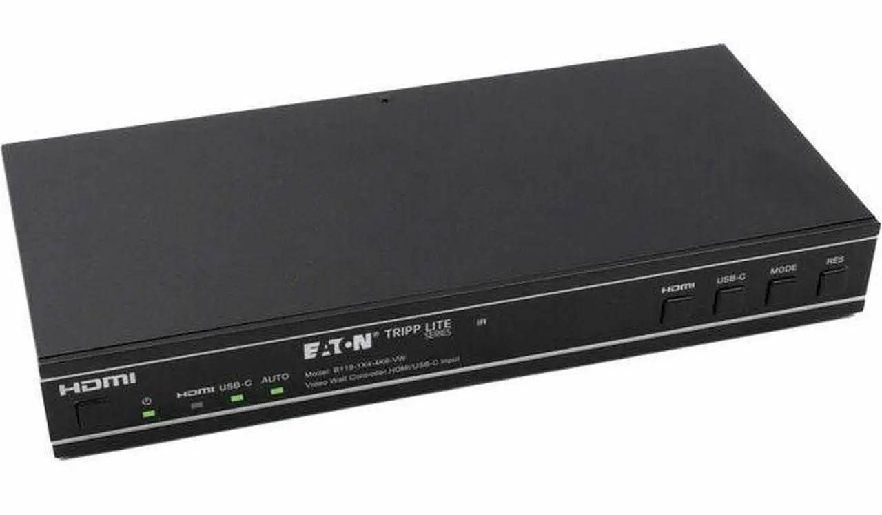 Main image of Eaton Tripp Lite Series 1x4 Video Wall Controller - 4K 60 Hz, 1 HDMI/USB-C Input, 4 HDMI Outputs, HDR, 4:4:4 - 3840 x 2160 - 4K, 4K UHD - 1 x 4 - Display, Monitor, TV, Projector, Blu-ray Disc Player,