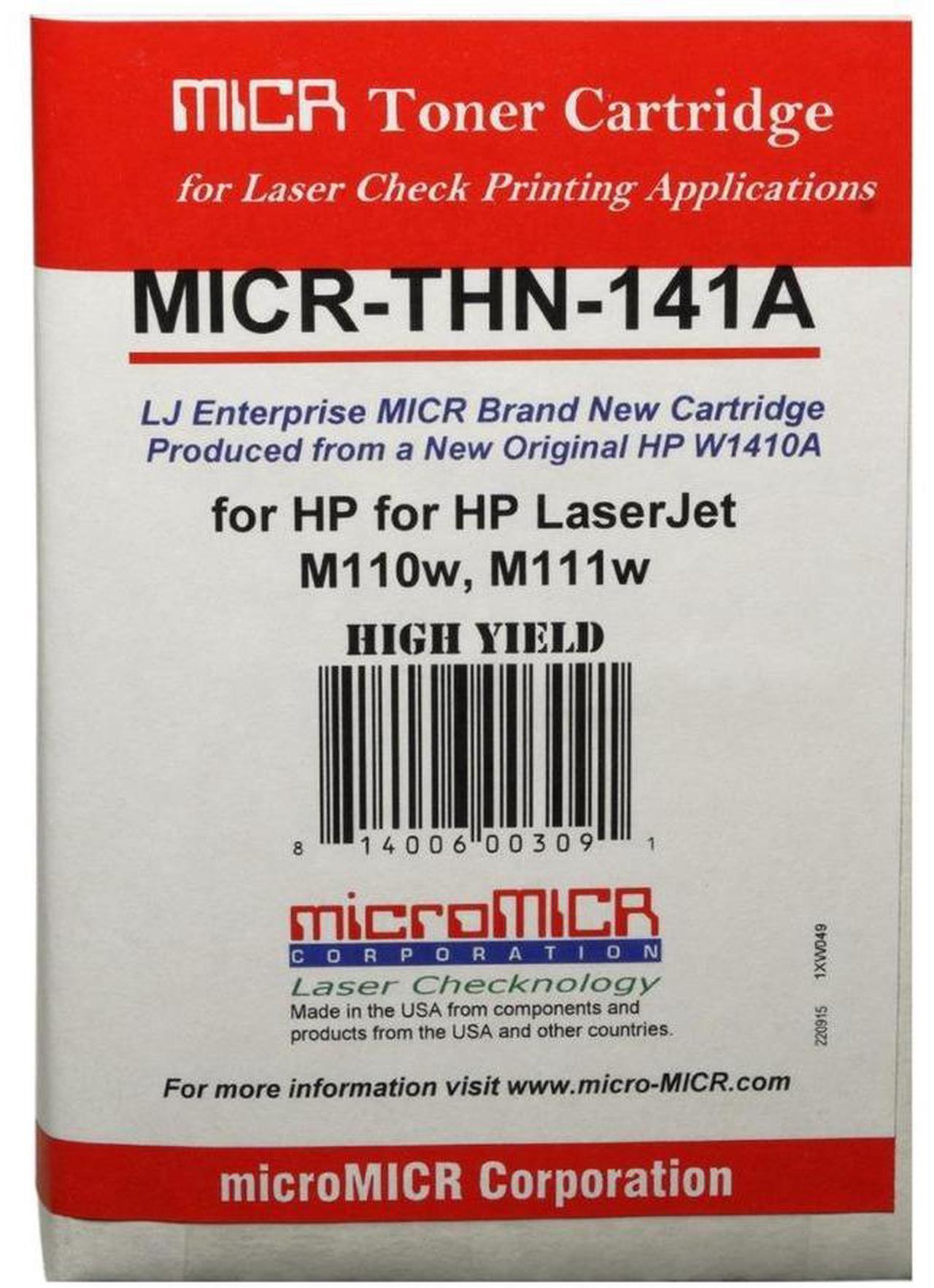 Alt view image 3 of 4 - MICR Standard Yield Laser Toner Cartridge - Alternative for HP 141A (W1480A) - Black - 1 Each - 950 Pages