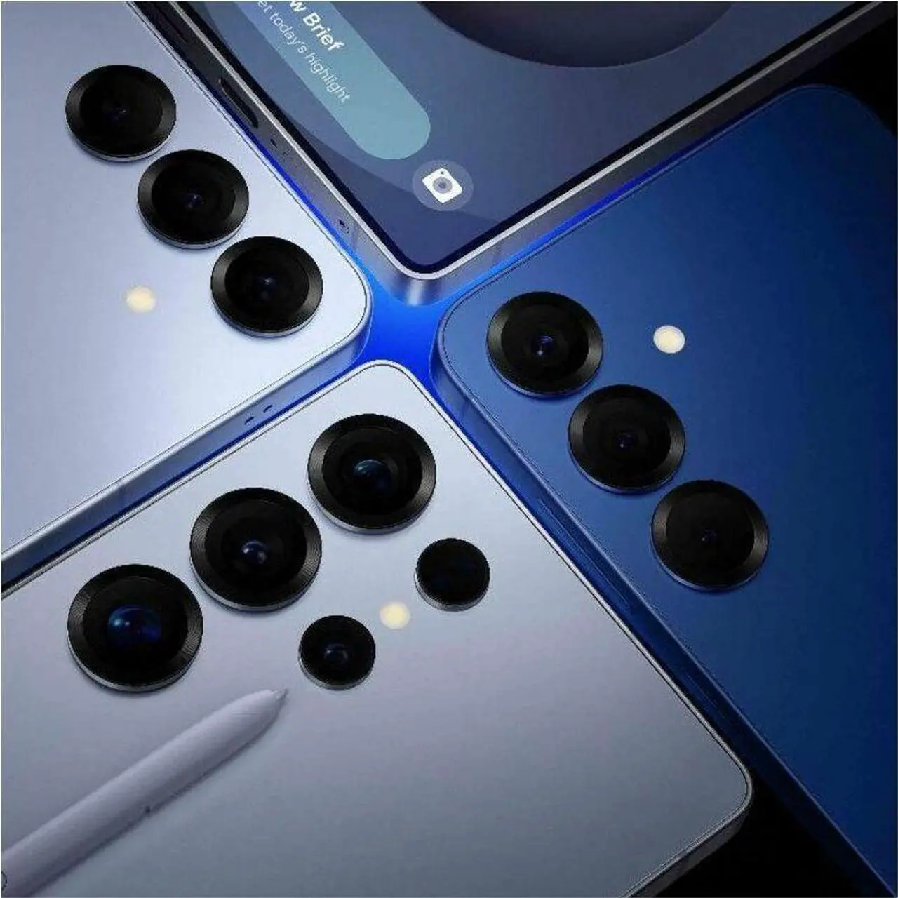 Alt view image 7 of 8 - SAMSUNG Galaxy S25+ Cell Phone, 256GB AI Smartphone, Unlocked Android, AI Camera, Fast Processor, ProScaler Display, Long Battery Life, 2025, Icyblue