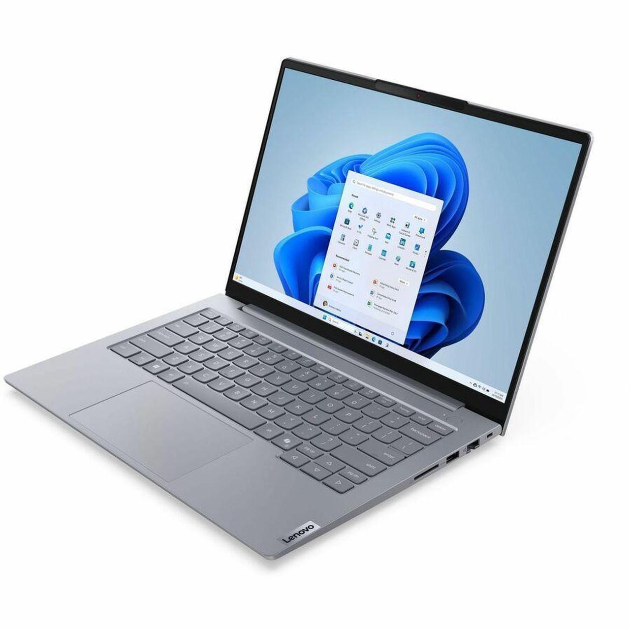 Alt view image 4 of 8 - Lenovo ThinkBook 14 G8 IRL 21SG000GUS 14" Notebook - WUXGA - Intel Core 5 210H - 16 GB - 512 GB SSD - English Keyboard - Arctic Gray - Intel Chip - 1920 x 1200 - Windows 11 Pro - Intel - In-plane